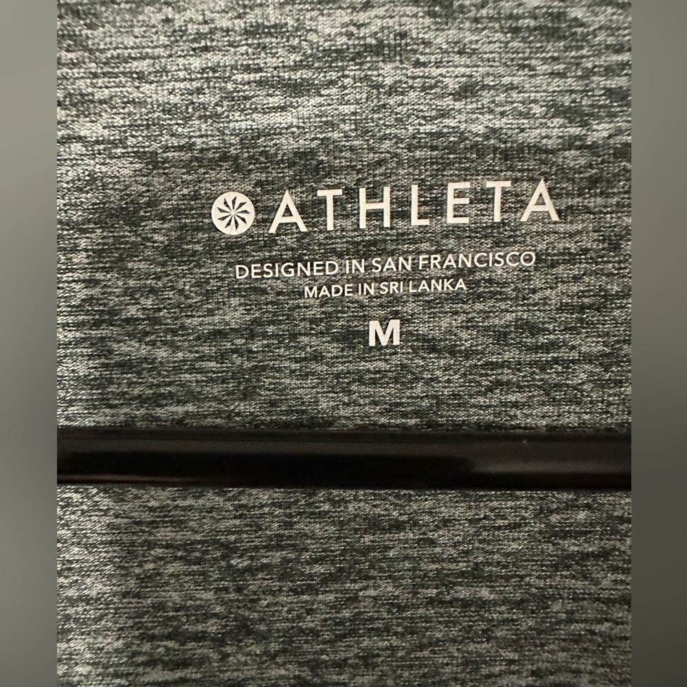 Athleta Uptempo Gray Long Sleeve Top - Picture 3 of 5